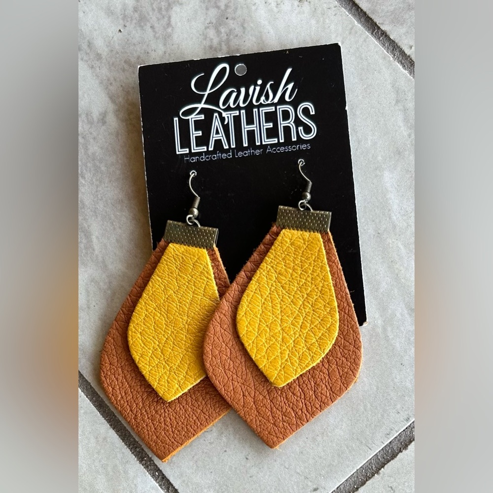 Genuine Leather Earrings